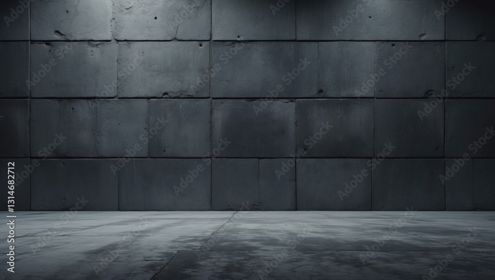 Concrete dark wall texture background with a blank wide surface. Concrete dark wall texture background with a blank wide surface.
