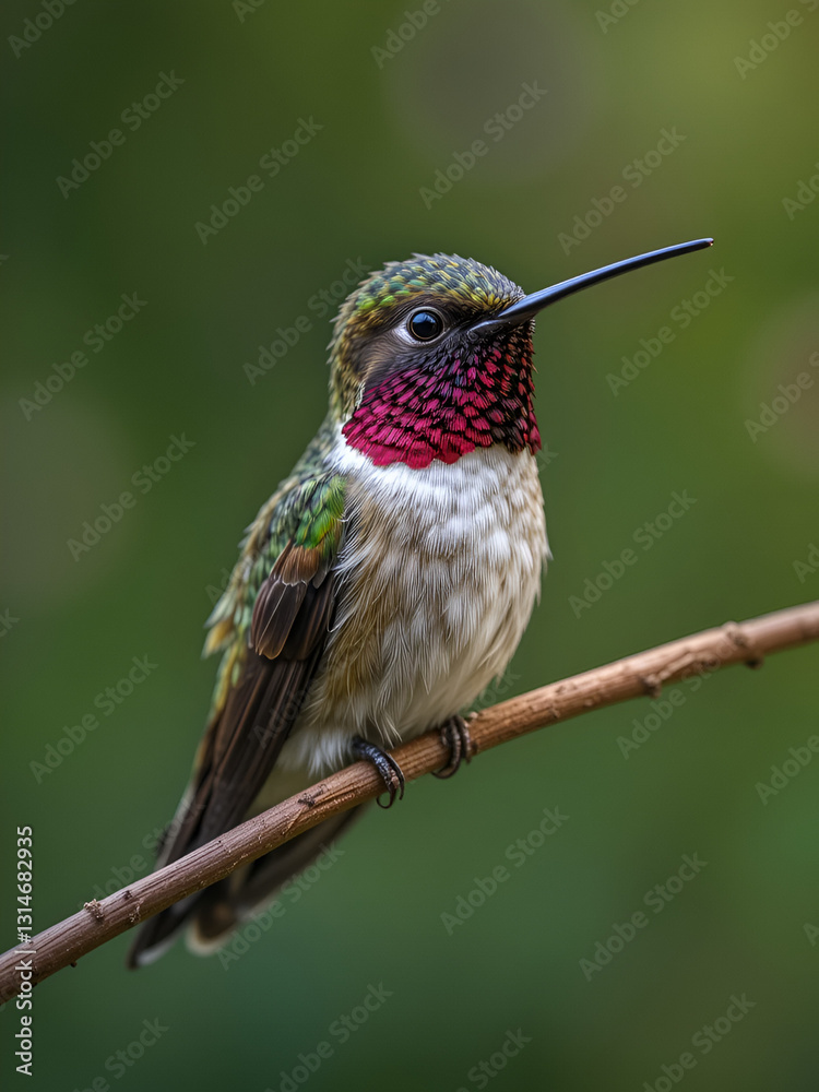 Obraz premium Ruby Throated Hummingbird (female)