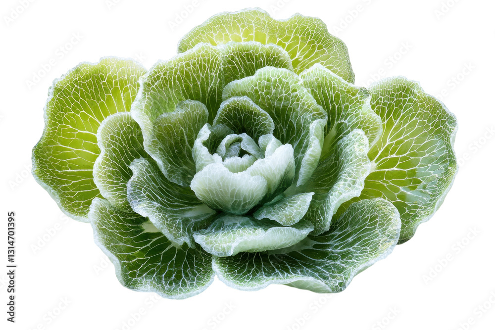 Obraz premium Green organic broccoli isolated on transparent background