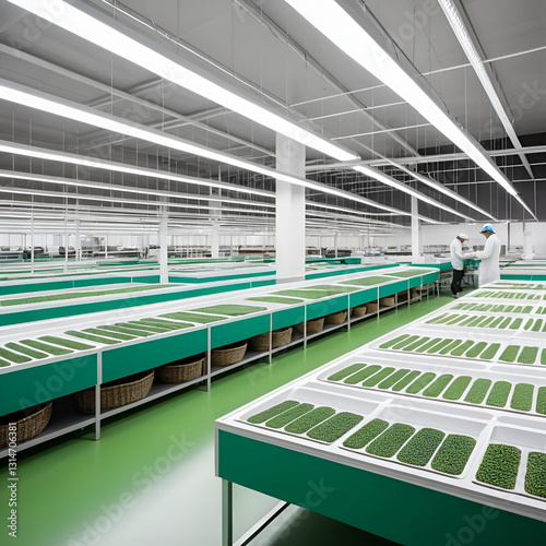 Sustainable microfactories utilizing eco-friendly processes to produce customized goods for local markets photo