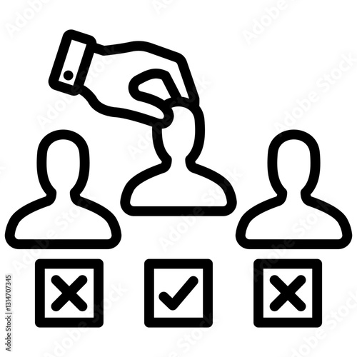 Candidat Selection Icon