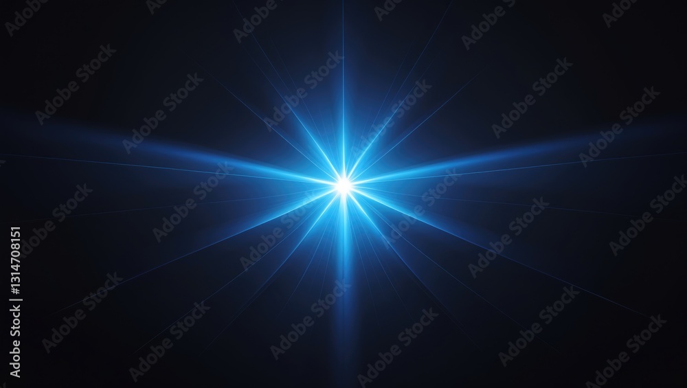 Fototapeta premium Bright lens flare effect