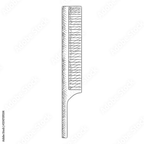 straight razor head hand drawn.eps
