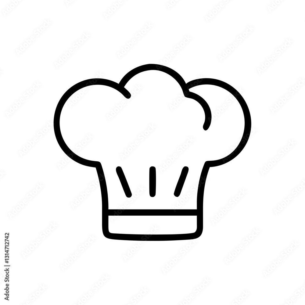 chef hat outline isolated on transparent background
chef hat outline isolated on transparent background