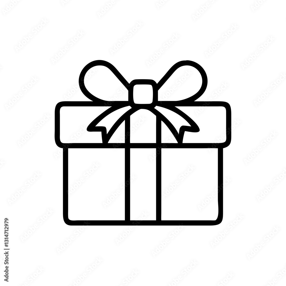 gift box outline isolated on transparent background
gift box outline isolated on transparent background