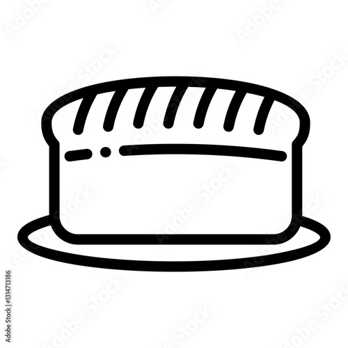 bakery vector icon for apps and websites