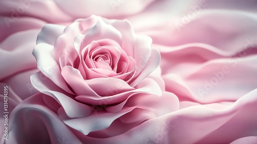3D Rose Flower Illustration for Design