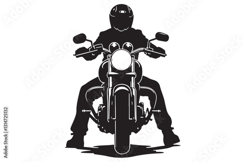 Cruiser Bike Silhouette, Motorcycle Rider, Biker Silhouette, Motorbike Vector, Chopper Bike, Cruiser Motorcycle, Biker Clipart, Vintage Motorcycle, Motorcycle Outline, Stock Vector, Riding a Bike, Mot
