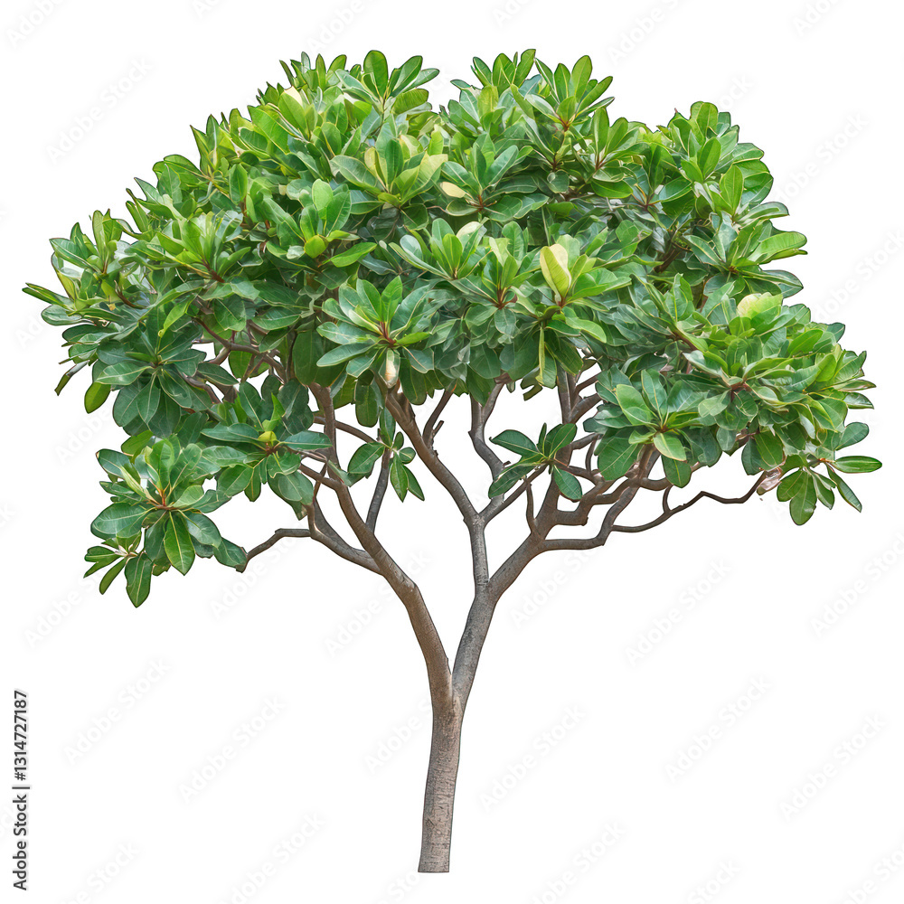 Fototapeta premium Plumeria Tree: Images, Planting & Care isolated on transparent background