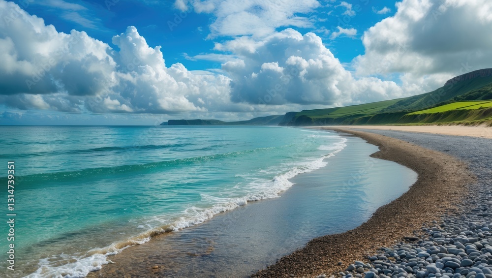Obraz premium Scenic view of beach