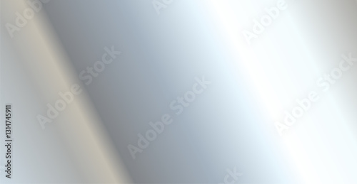 Vector silver shine foil texture gradient with diagonal stripe background. 3d realistic style design illustration of silver metallic gradient