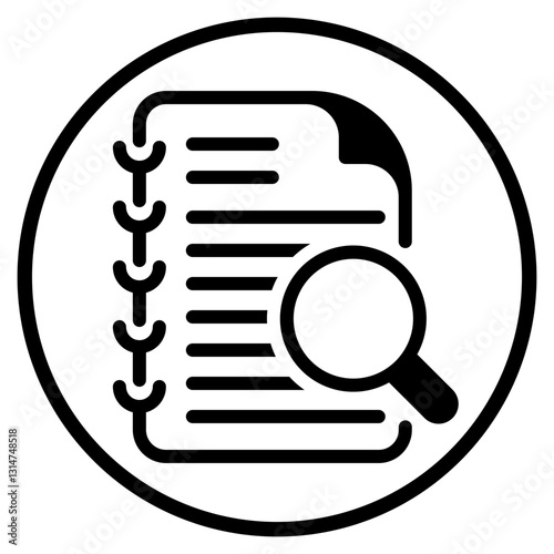 plagiarism glyph icon