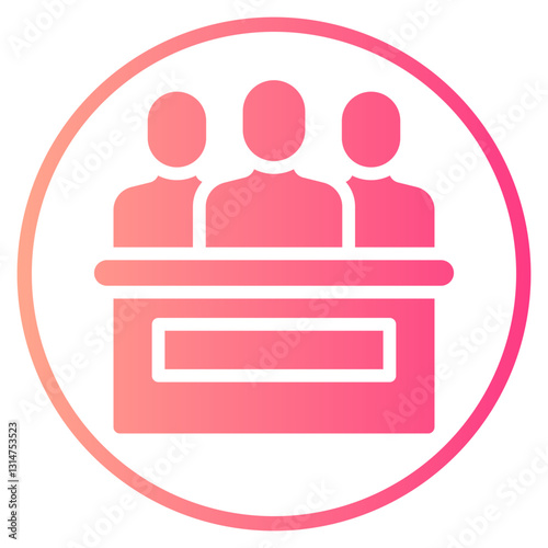 jury gradient icon