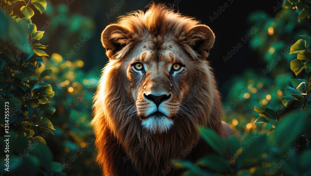 Fototapeta premium Lion female gazing