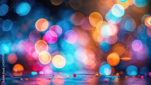 Creative abstract blurred background featuring a bokeh effect.