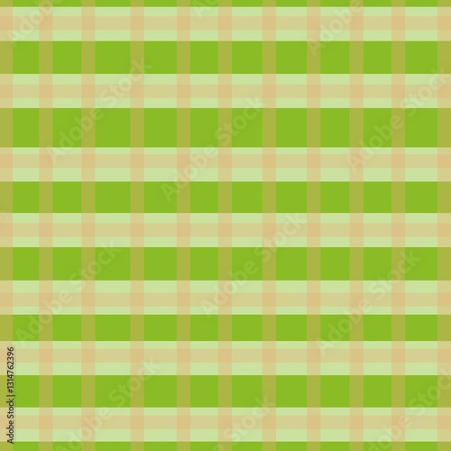 green gingham fabric