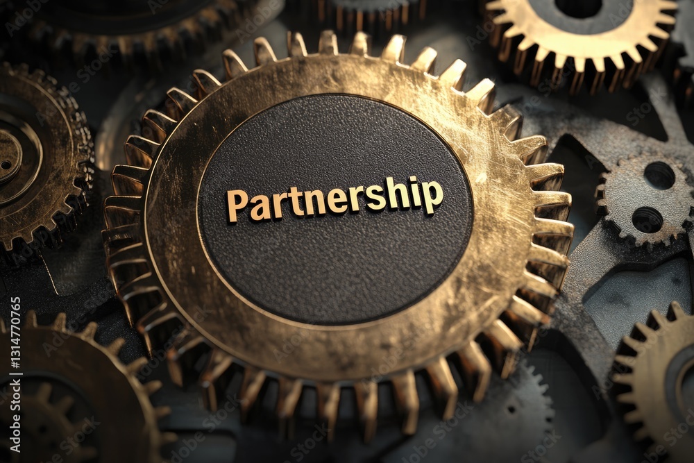 Interlocking gears represent a successful business partnership, symbolizing collaboration and mutual benefit. Interlocking gears represent a successful business partnership, symbolizing collaboration and mutual benefit.