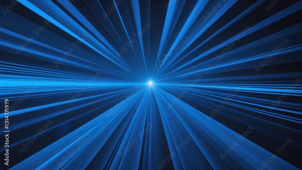 Fototapeta premium Abstract background featuring blue light rays.