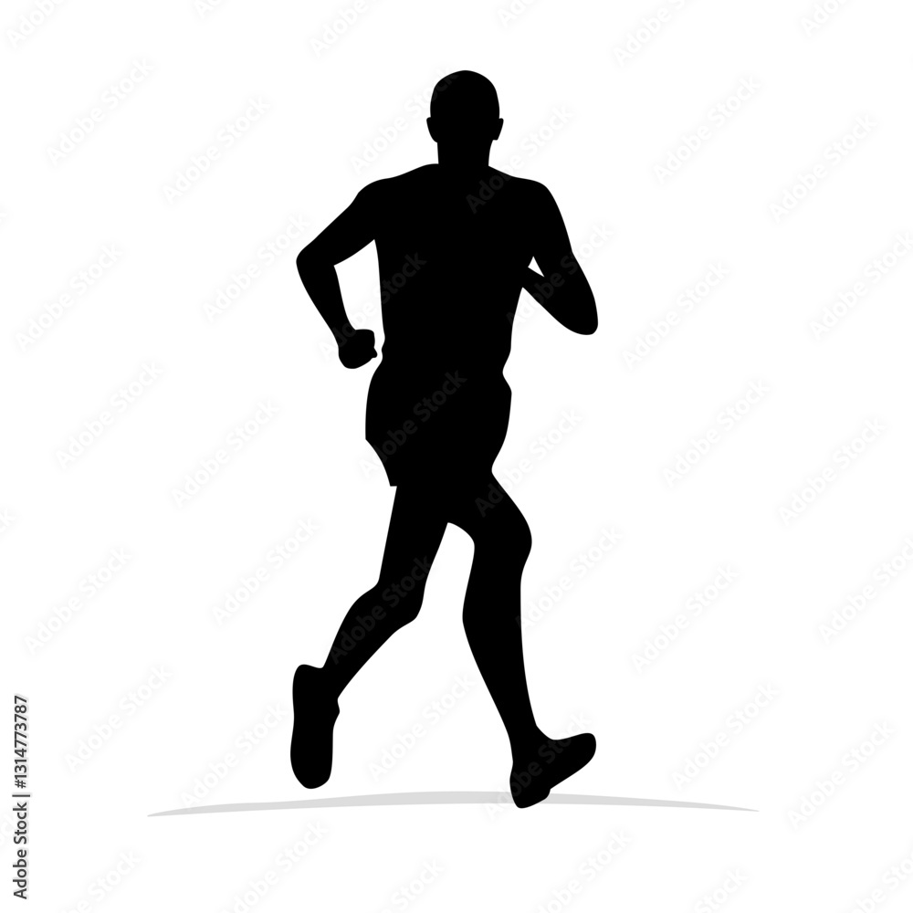 runner silhouette vector runner silhouette vector