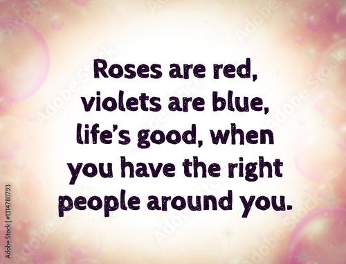 Quote on abstract colorful background