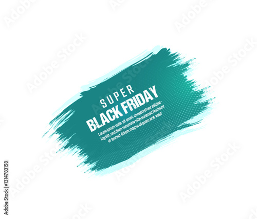 Brush stroke background design