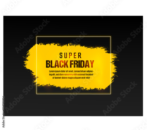 Brush stroke background design
