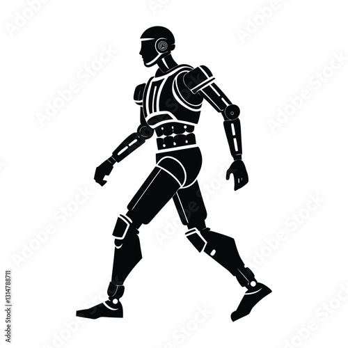 Exoskeleton Enhanced Human Walking with Strength Silhouette