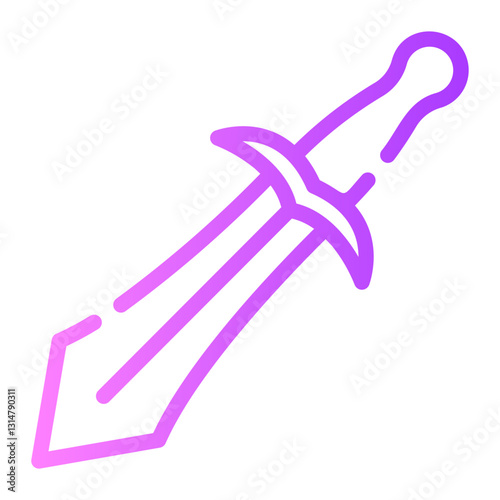 sword gradient icon