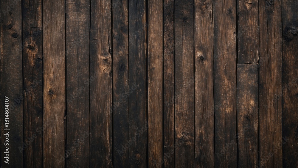 Fototapeta premium Old image name: rustic dark brown grunge wooden texture - wood Background banner