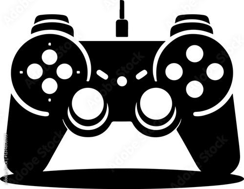 Game joystick vector. Gamepad new generation of console
