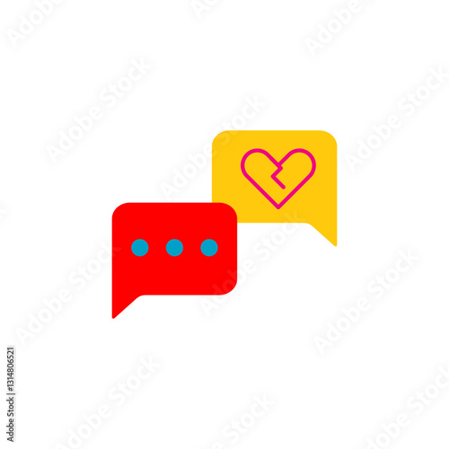 Breakup Message colored icon