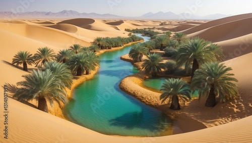 Oasis is an expansive and impressive desert area located in the southern part of the region, being a part of the Rub' al Khali.