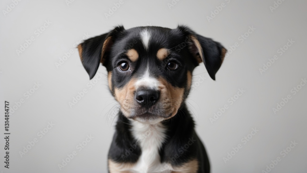 Portrait of puppy dog. She is a very nice dog. Portrait of puppy dog. She is a very nice dog.