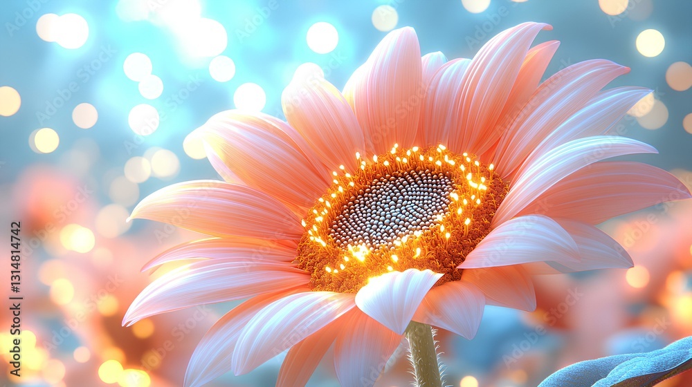 Close-up of a golden sunflower