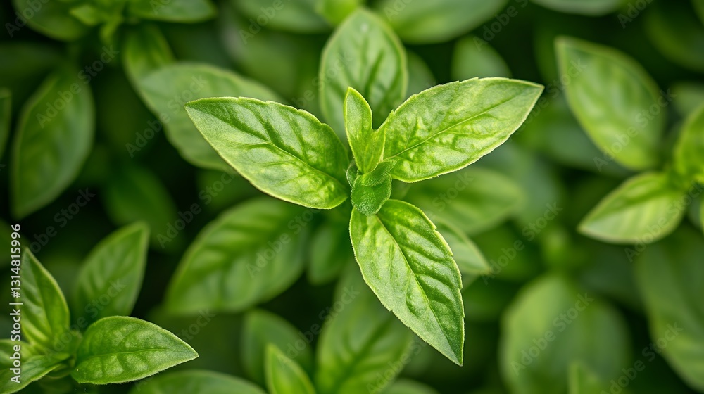Fototapeta premium Closeup Of Fresh Green Leaves