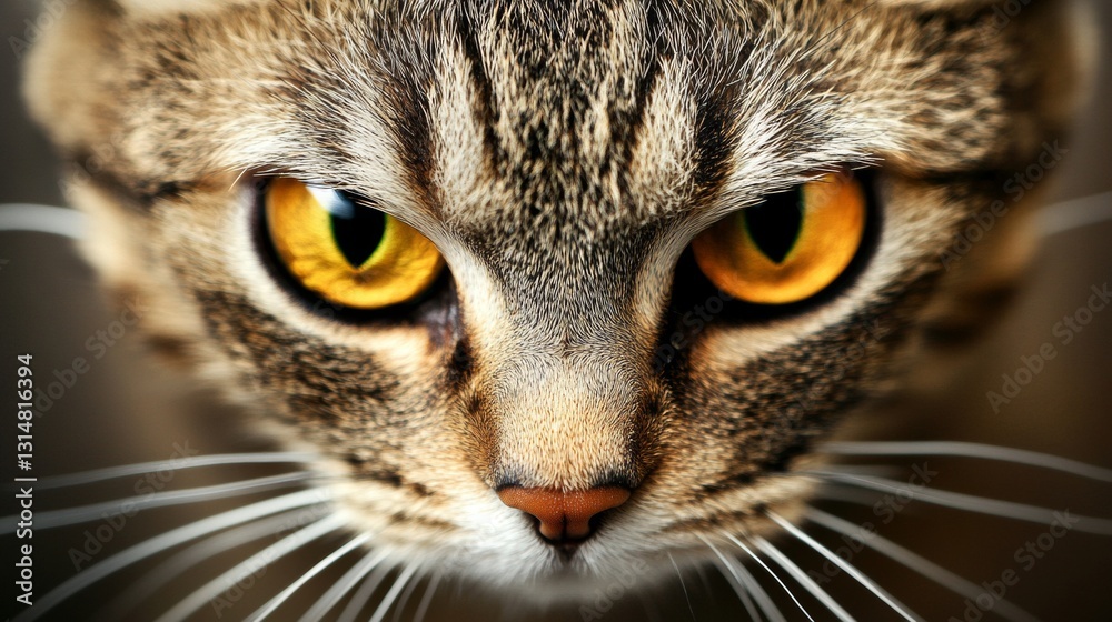 A cat stares at the camera A cat stares at the camera