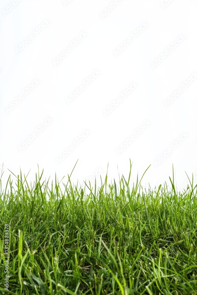 Obraz premium Green fresh grass lawn in Spring.