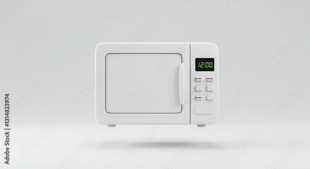 Modern white microwave oven, clean design, minimalist kitchen appliance. Modern white microwave oven, clean design, minimalist kitchen appliance.