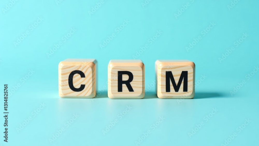 CRM word cube set against a background. Business concept. CRM word cube set against a background. Business concept.
