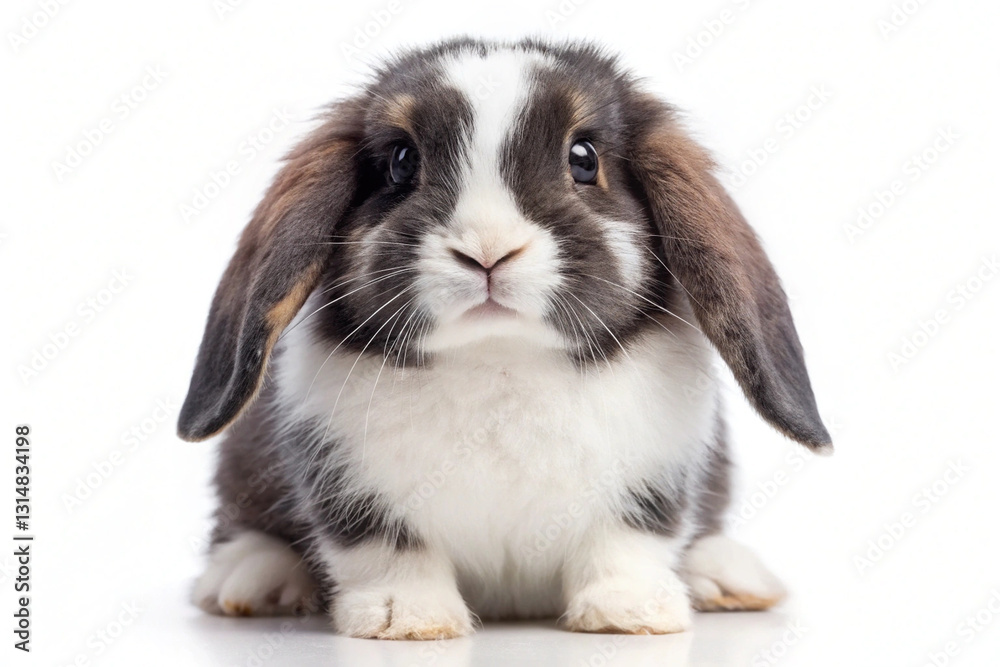 Rabbit's Innocent Gaze: Capture a precious moment of adorable rabbit with distinctive markings, captivating the viewer with its innocent and endearing look. Rabbit's Innocent Gaze: Capture a precious moment of adorable rabbit with distinctive markings, captivating the viewer with its innocent and endearing look.