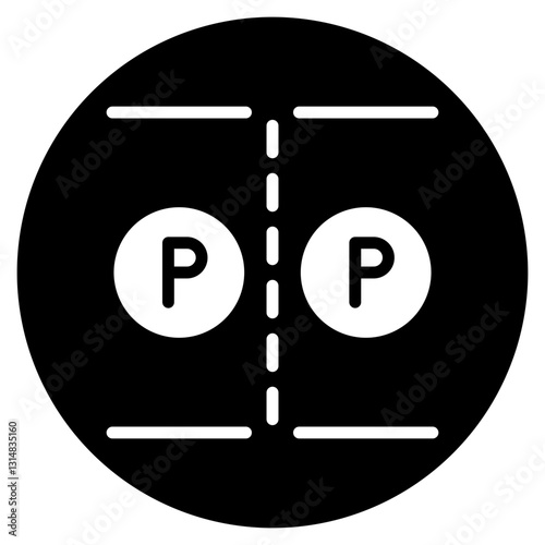 parking area glyph icon