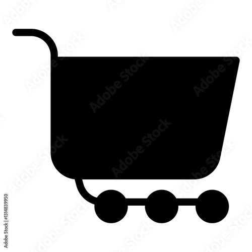 Shopping cart icon vector illustration for ui ux needs