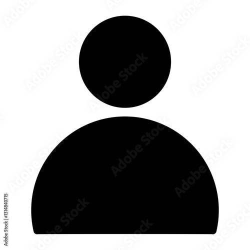 User icon vector illustration for ui ux needs