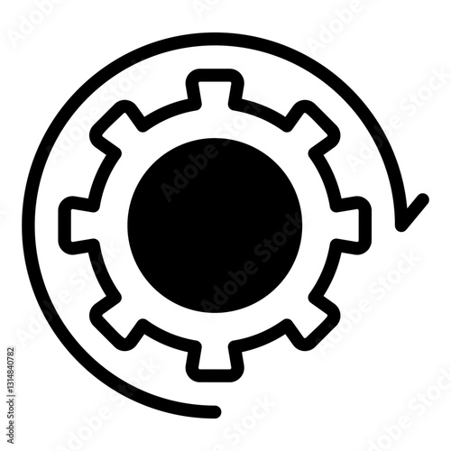Productivity icon vector illustration for ui ux needs