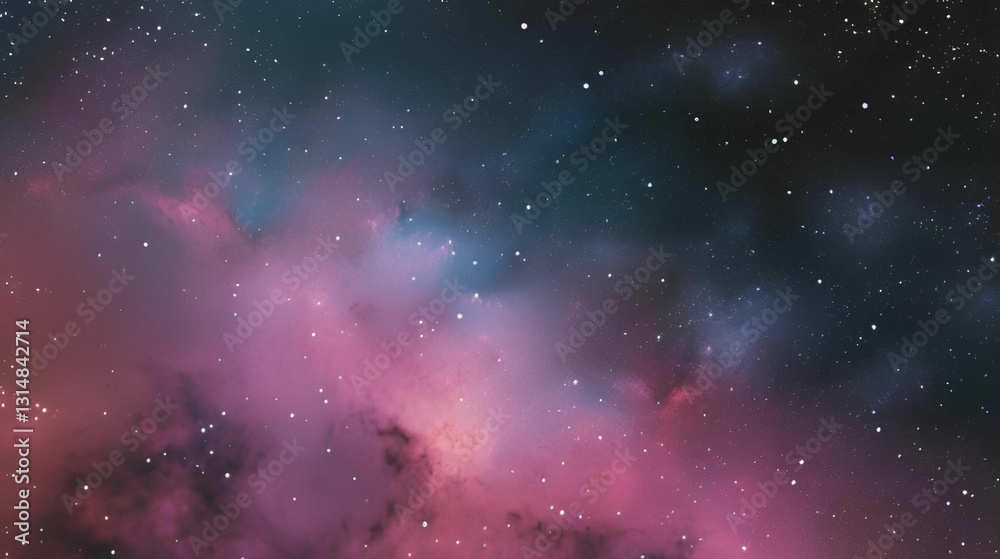 Fototapeta premium background with stars and nebula