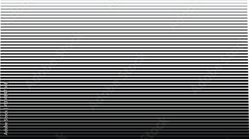 Vector illustration images are parallel black lines from small to large sizes arranged vertically.