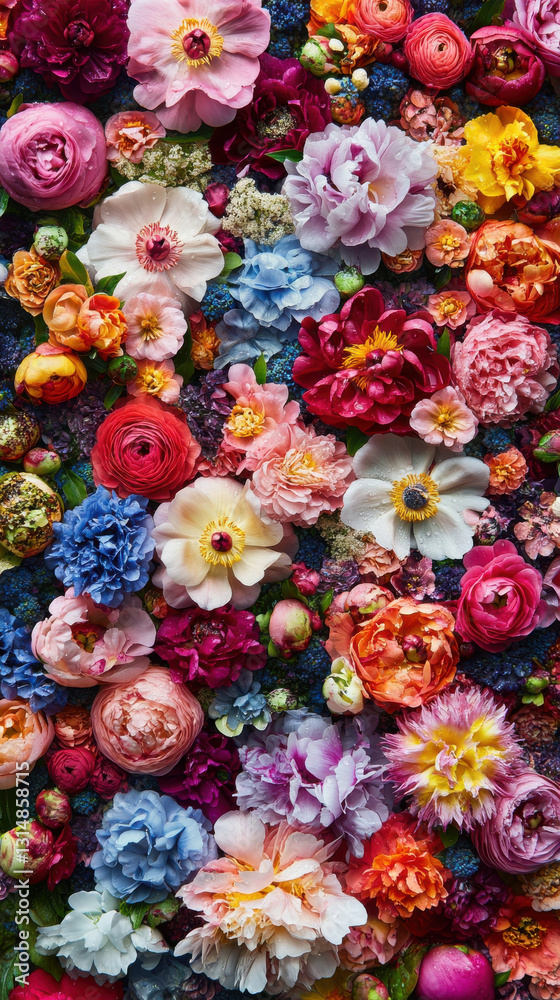 vibrant arrangement of various flowers in multiple colors, showcasing their beauty and diversity. image captures essence of nature artistry and joy flowers bring vibrant arrangement of various flowers in multiple colors, showcasing their beauty and diversity. image captures essence of nature artistry and joy flowers bring