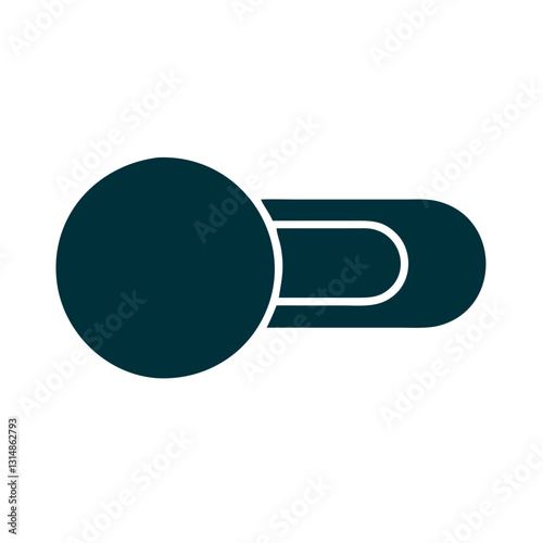 Toggle Off Icon in Dark Teal