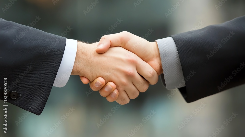 A firm handshake symbolizes trust and confidence between two business partners. A firm handshake symbolizes trust and confidence between two business partners.