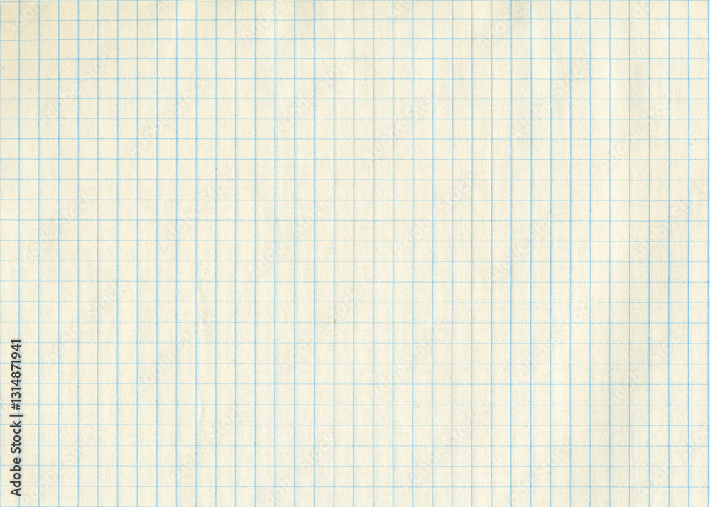 Old white squared paper sheet. Old paper. list Lined paper with frame background. Old white squared paper sheet. Old paper. list Lined paper with frame background.